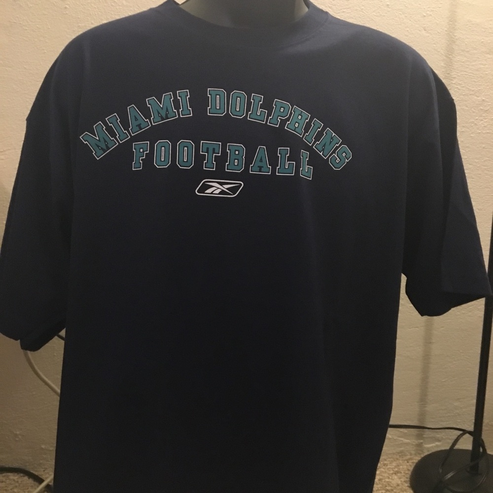 Miami Dolphins Football Reebok Shirt Large